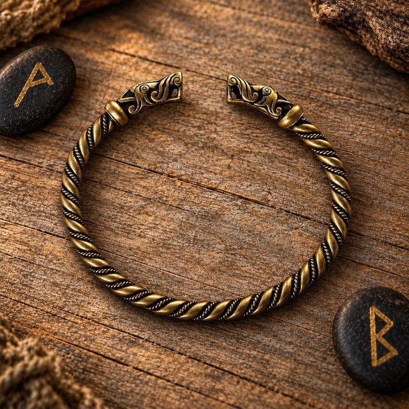 Vikingarmring Gotland - Bronse