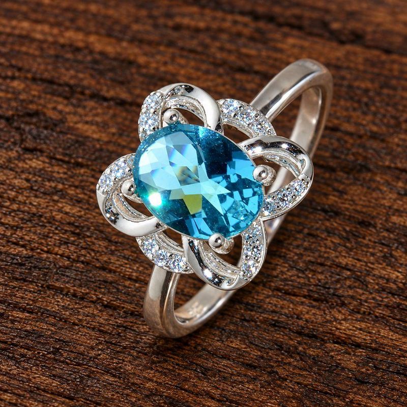 Rapunsel - Sølvring med Cubic Zirconia