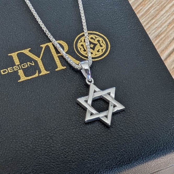 Hovedbilde Hexagram Medium - Sølvanheng