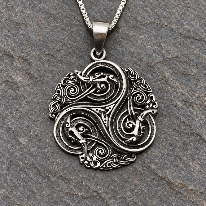 Hovedbilde Oksidert Triskelion - Sølvanheng